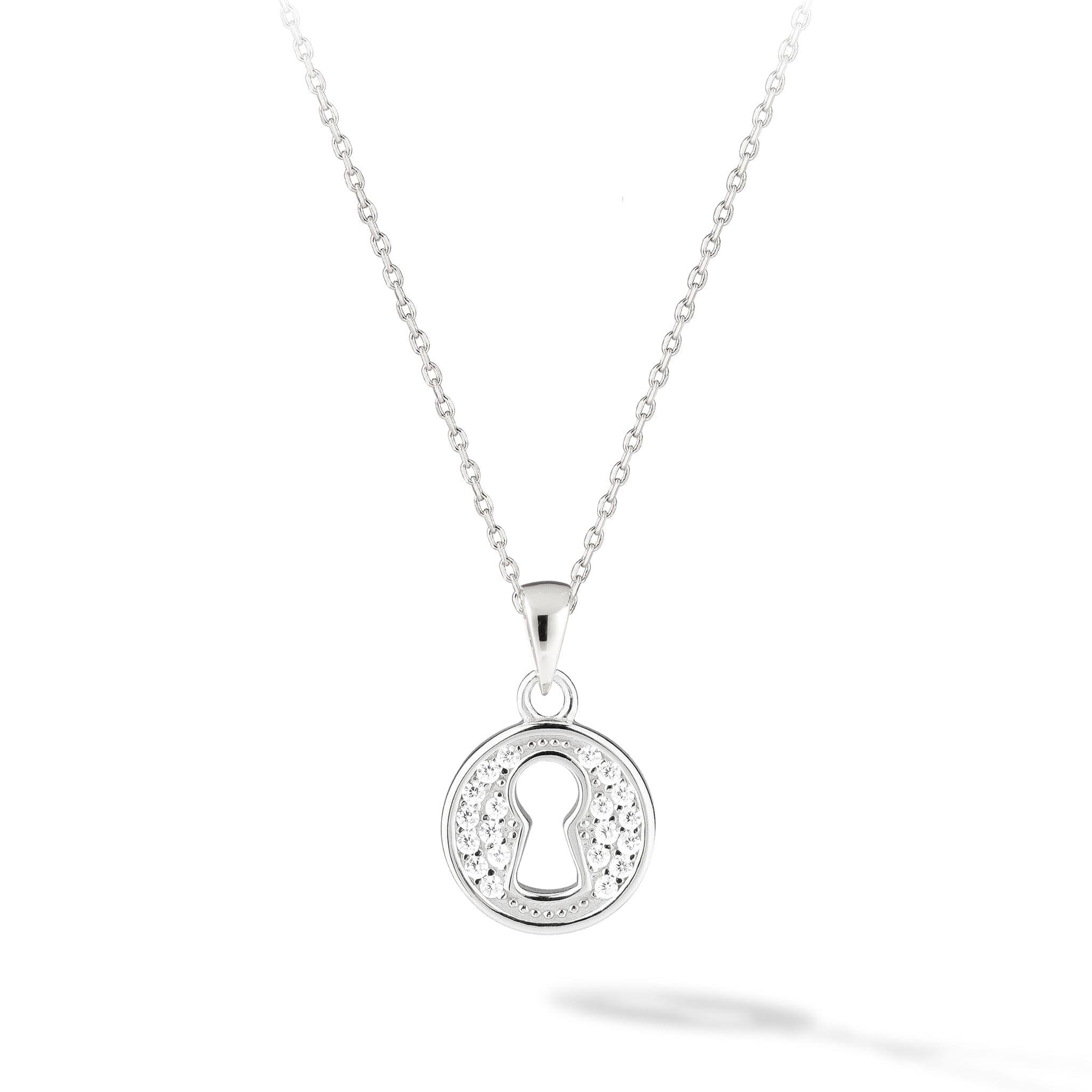 南京錠 シルバー ネックレス(2色入り) ネックレス AWNL