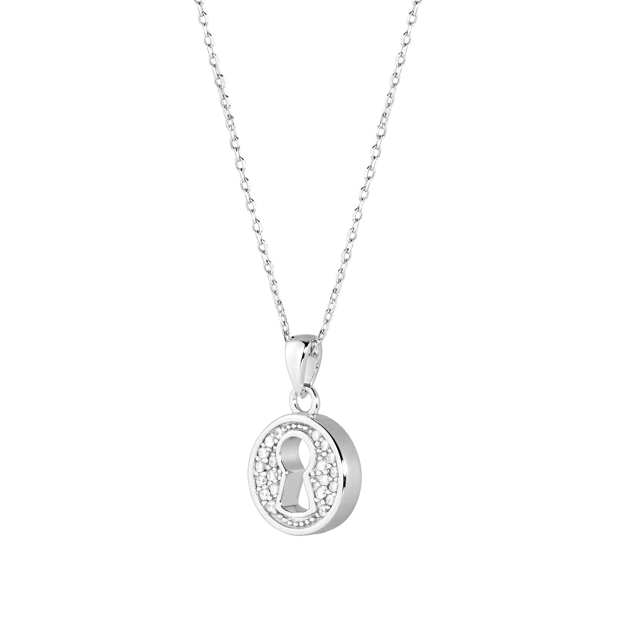 南京錠 シルバー ネックレス(2色入り) ネックレス AWNL