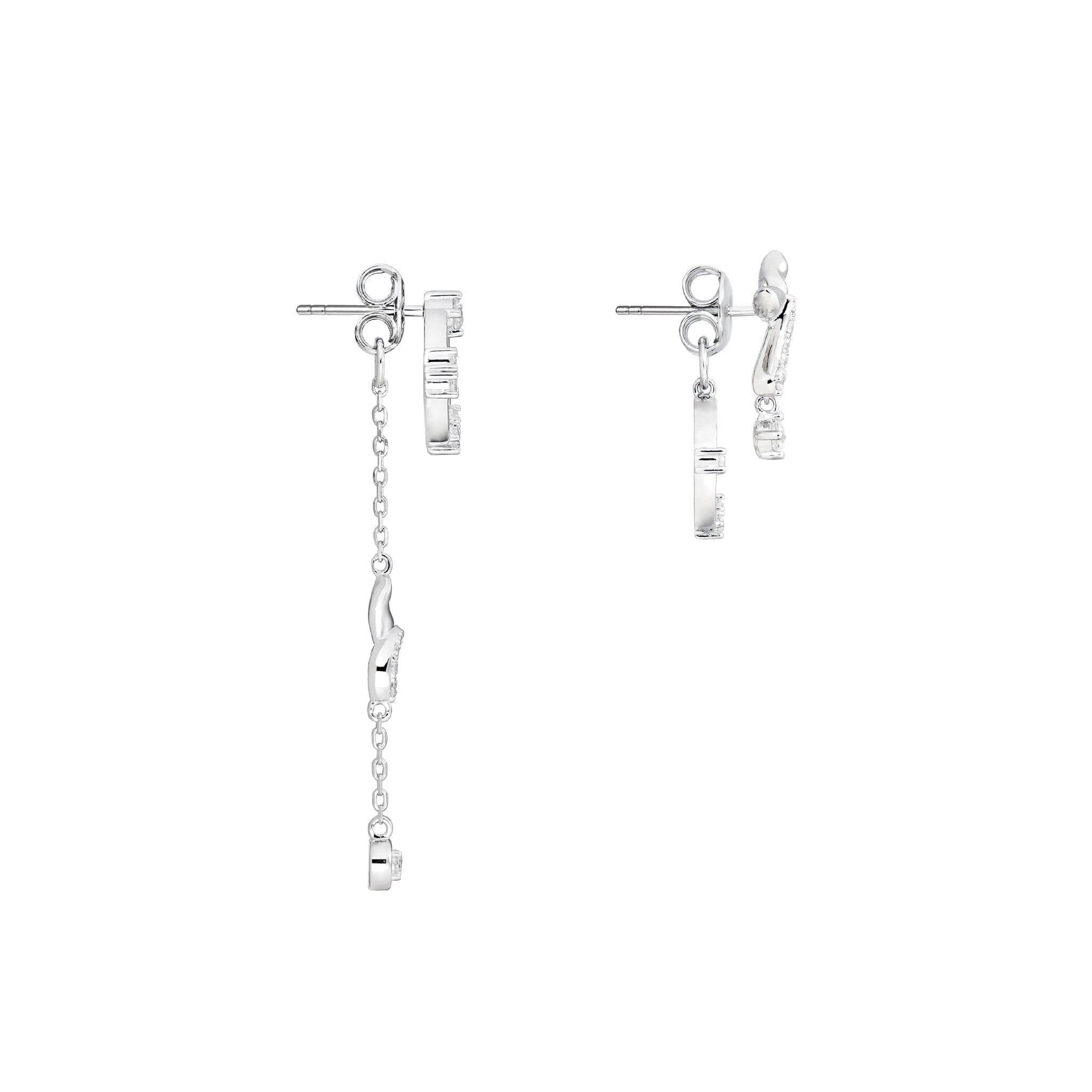人魚 シルバー 左右非対称ピアス ピアス AWNL