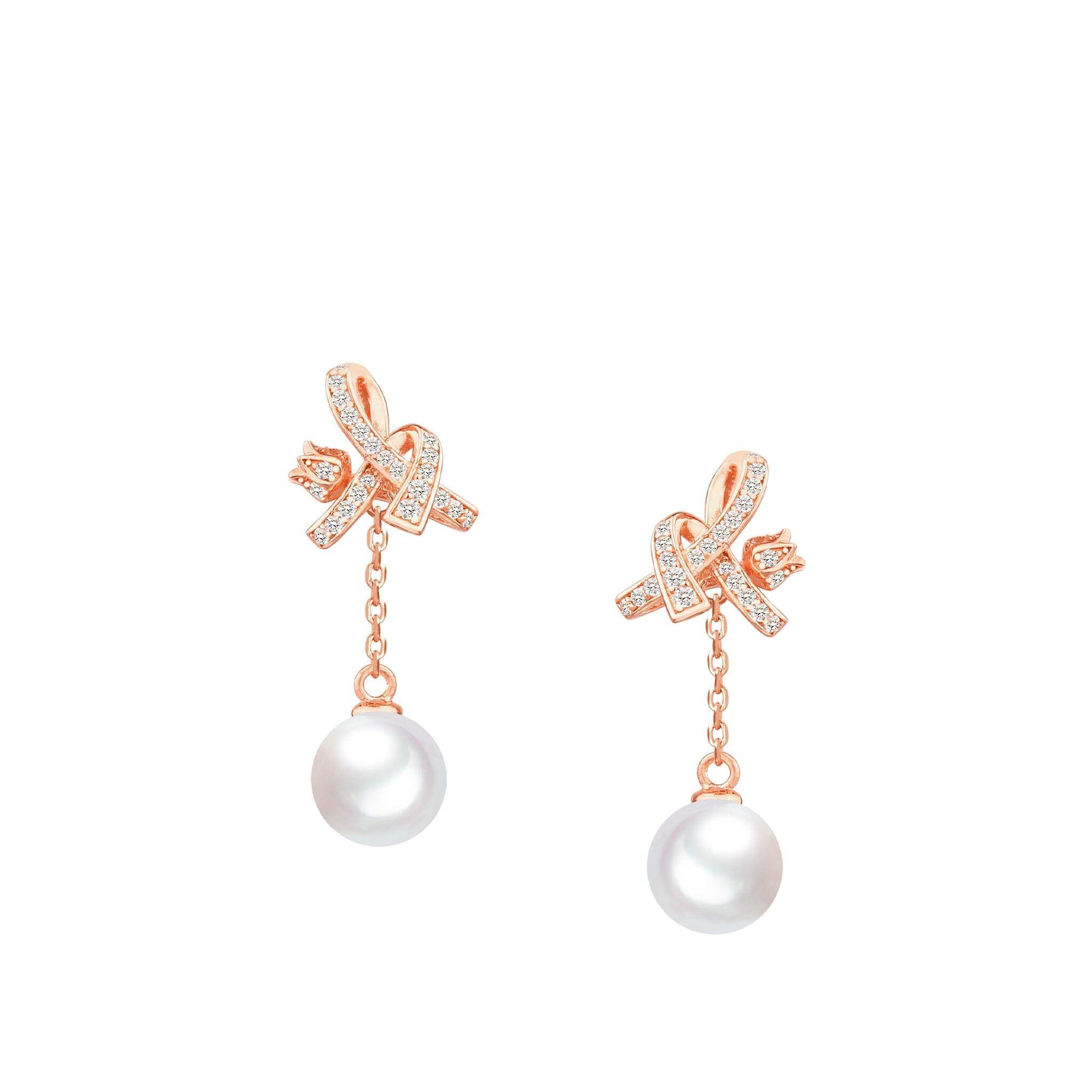 鈴蘭 パール ピアス(2色入り) ピアス AWNL