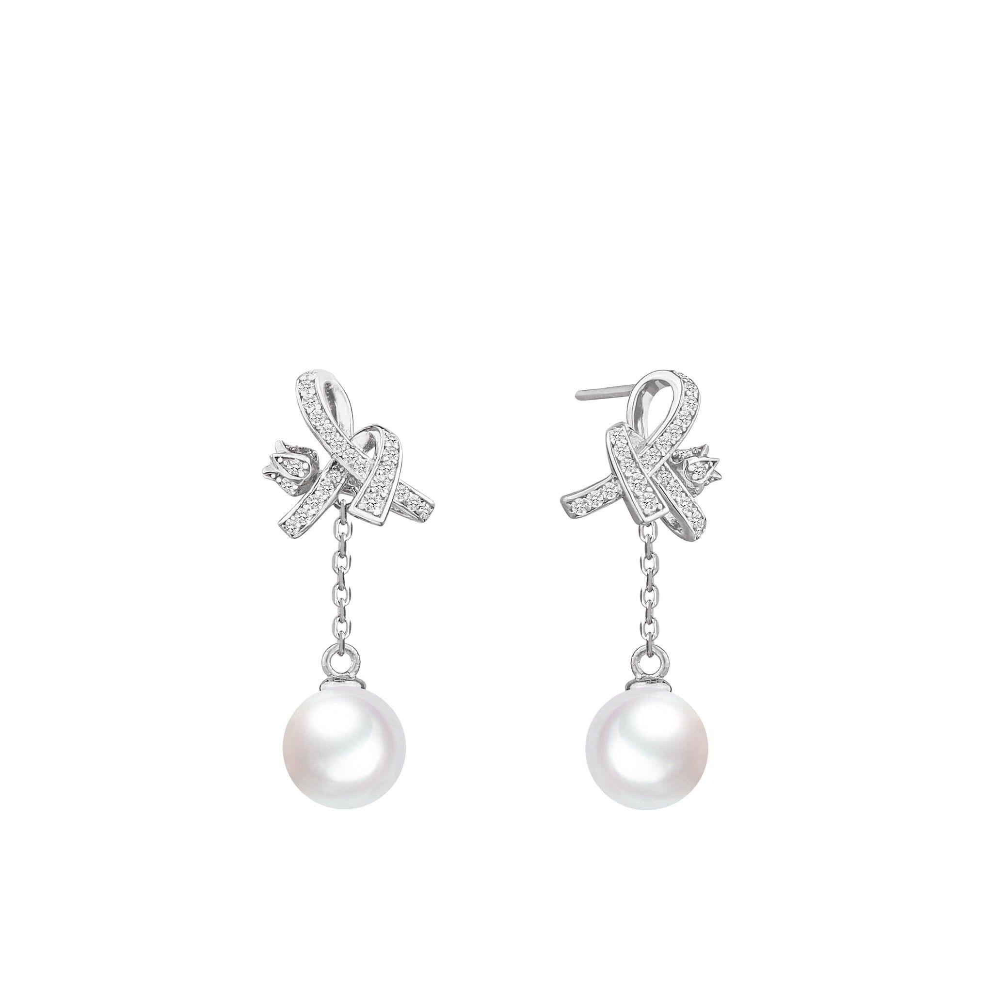 鈴蘭 パール ピアス(2色入り) ピアス AWNL