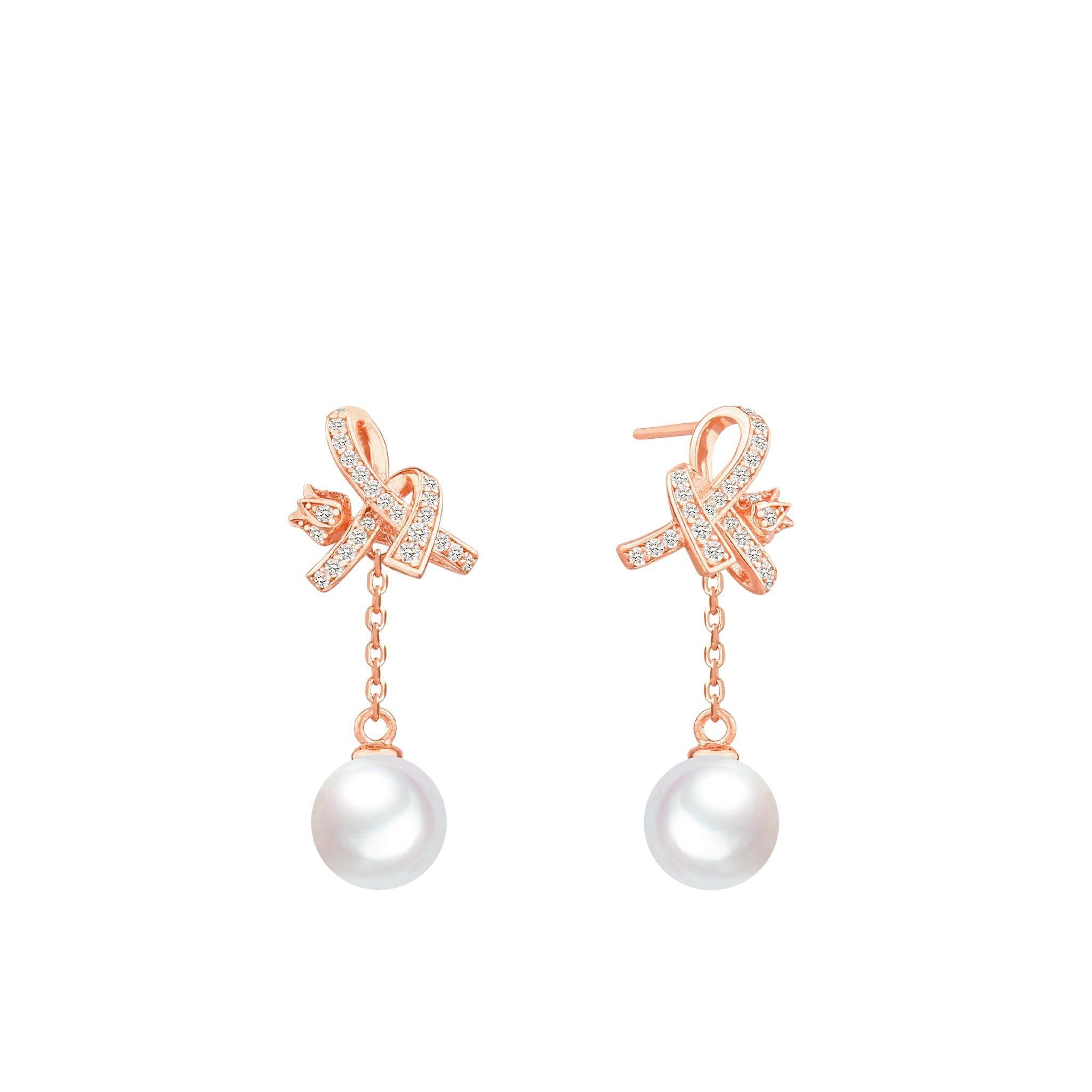 鈴蘭 パール ピアス(2色入り) ピアス AWNL