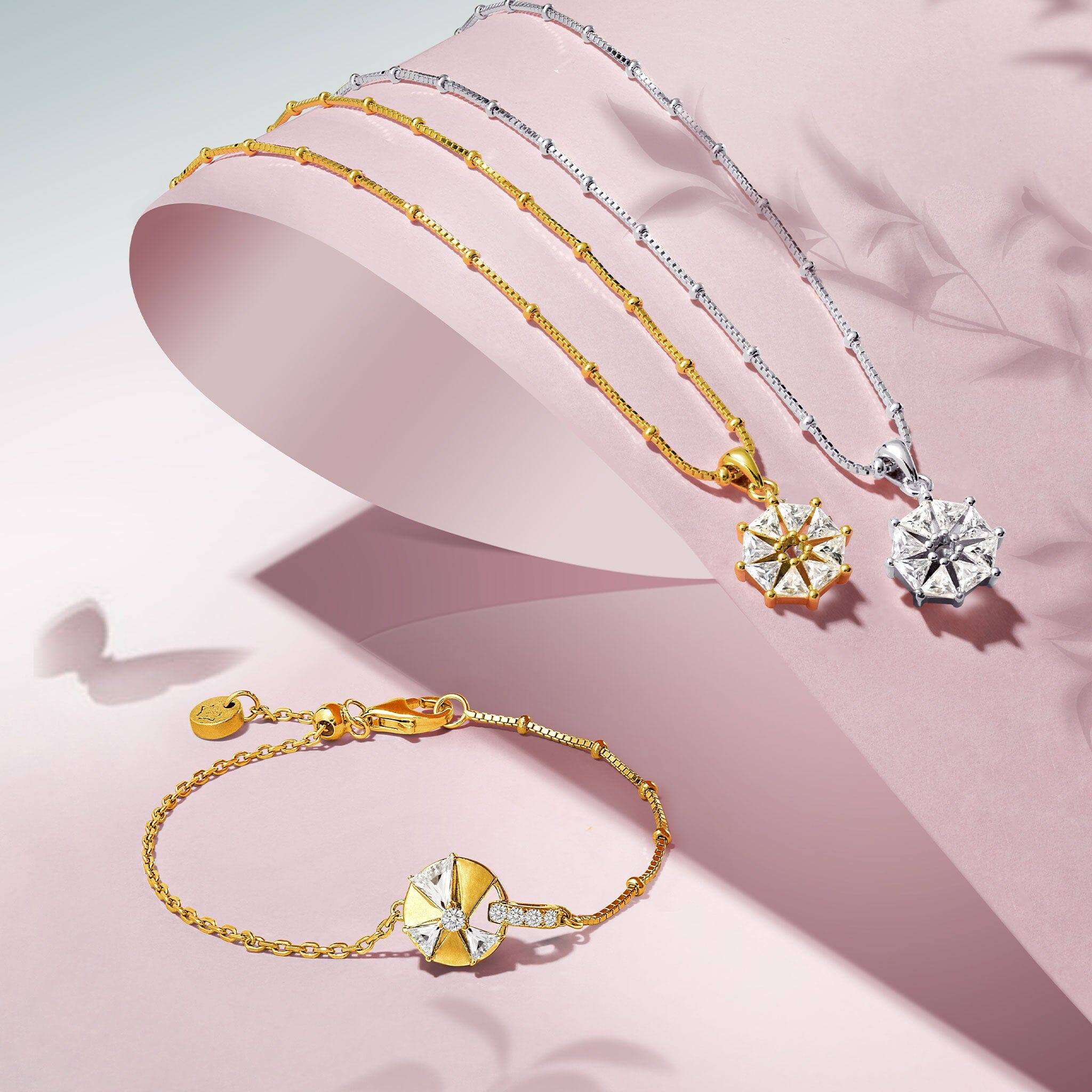 カルダモンの花 ネックレス(2色入り) ネックレス AWNL