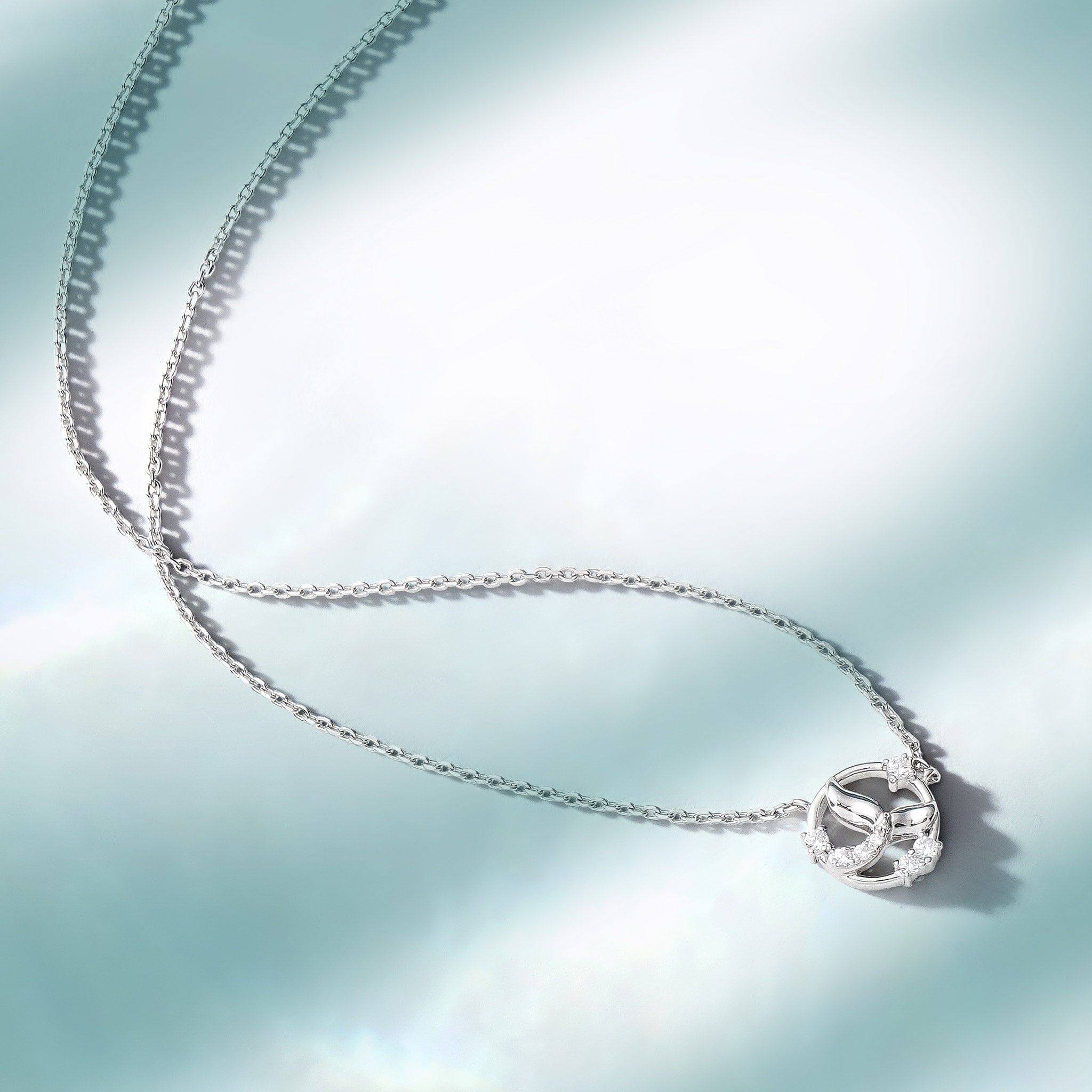 人魚 シルバー ネックレス ネックレス AWNL